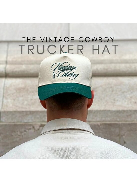 Unisex Green 1 Cute Caps Cowgirls Cowboys Snapback Western  display picture 2